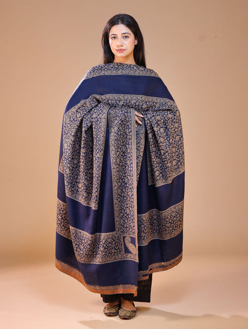 Women's Jamawar Wool Shawl
